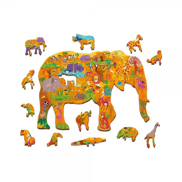 Woody Puzzle - The Savannah - Ludattica