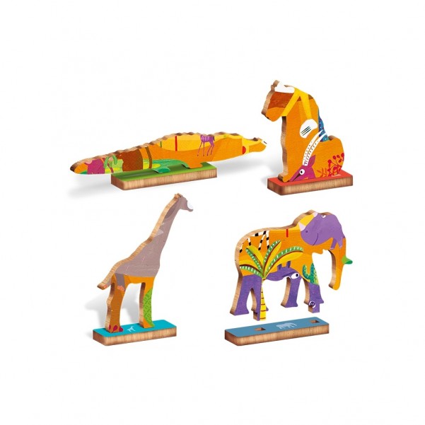 Woody Puzzle - The Savannah - Ludattica