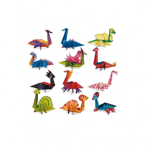 Easy Origami - Dinosaurs Ludattica