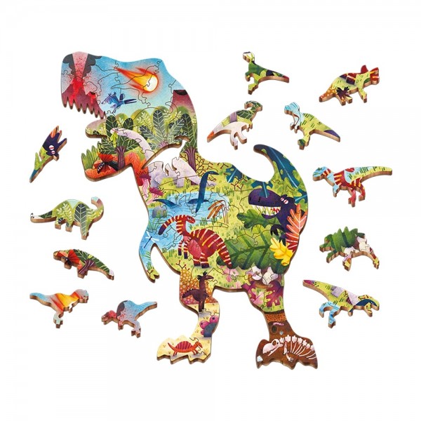 Woody Puzzle - Dinosaurs - Ludattica