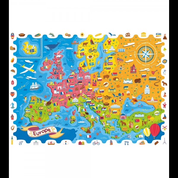 Detective Puzzle - The Map of Europe - Ludattica