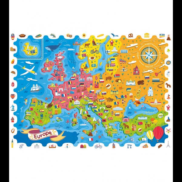 Detective Puzzle - The Map of Europe - Ludattica
