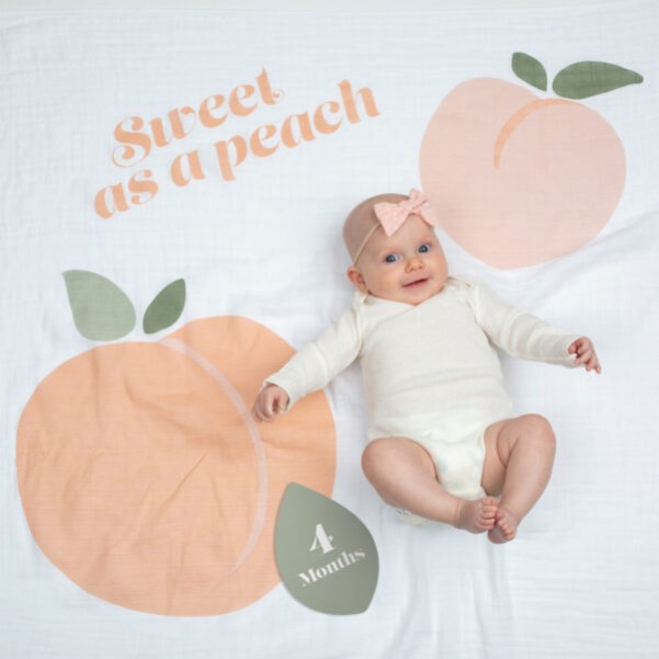 Lulujo- Mουσελίνα Φωτογράφισης + Κάρτες – Peach