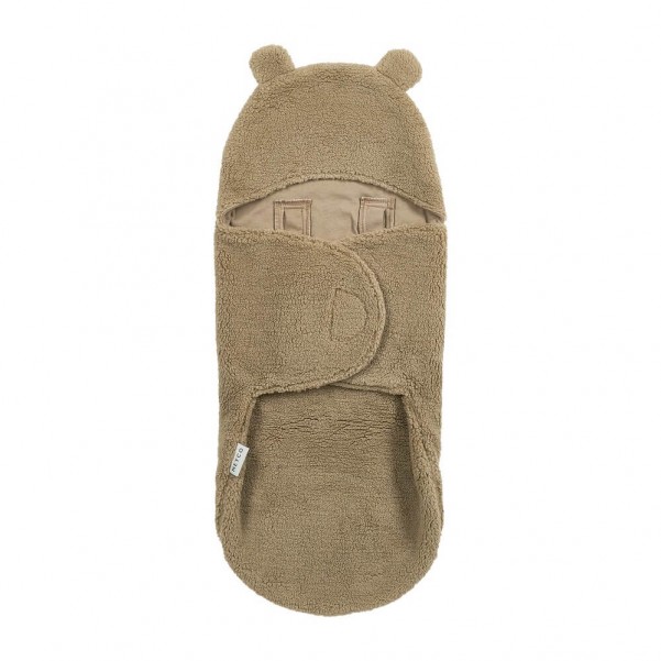 Κουβερτούλα Wrap Teddy για τη βόλτα Bear Brown - Meyco