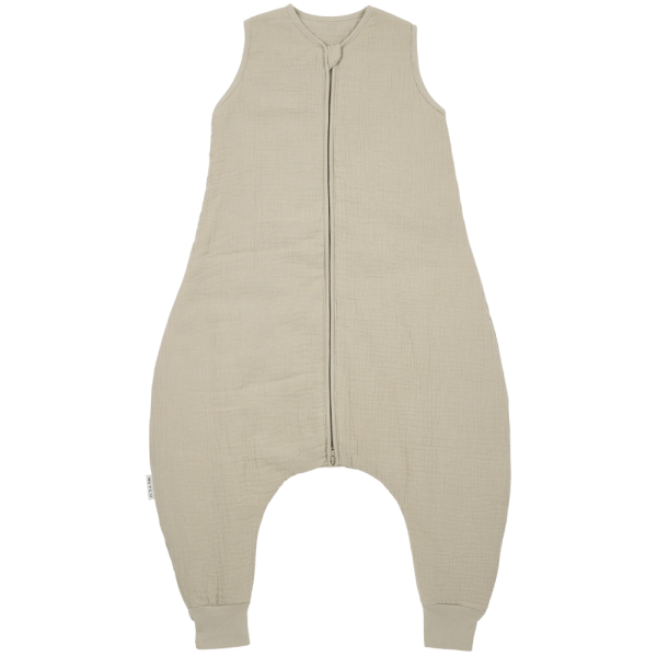100% Βαμβακερός Υπνόσακος με Ποδαράκια 2 Tog Muslin Sand (9 μηνών-5 ετών) - Meyco