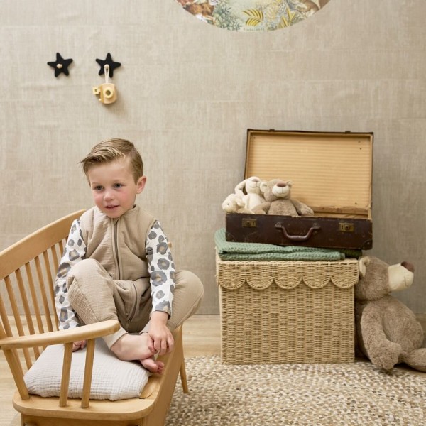 100% Βαμβακερός Υπνόσακος με Ποδαράκια 2 Tog Muslin Sand (9 μηνών-5 ετών) - Meyco