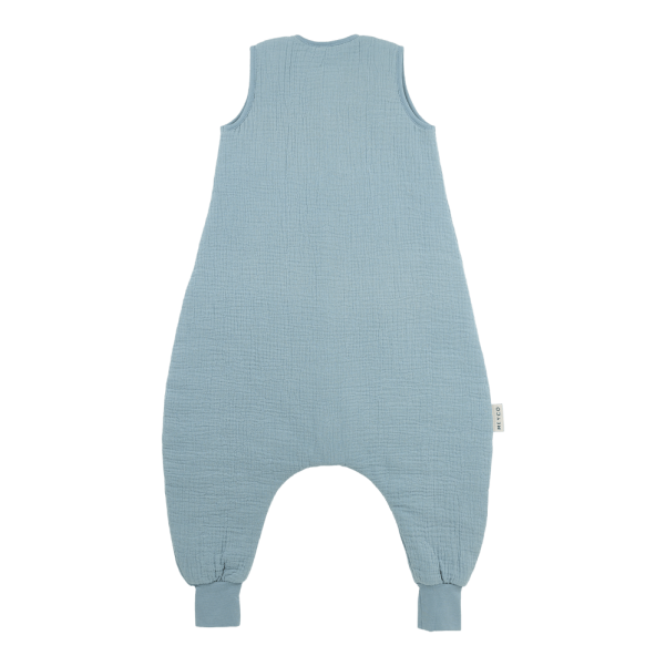 100% Βαμβακερός Υπνόσακος 2 Tog με Ποδαράκια Muslin Jeans Blue (9 μηνών-5 ετών) - Meyco