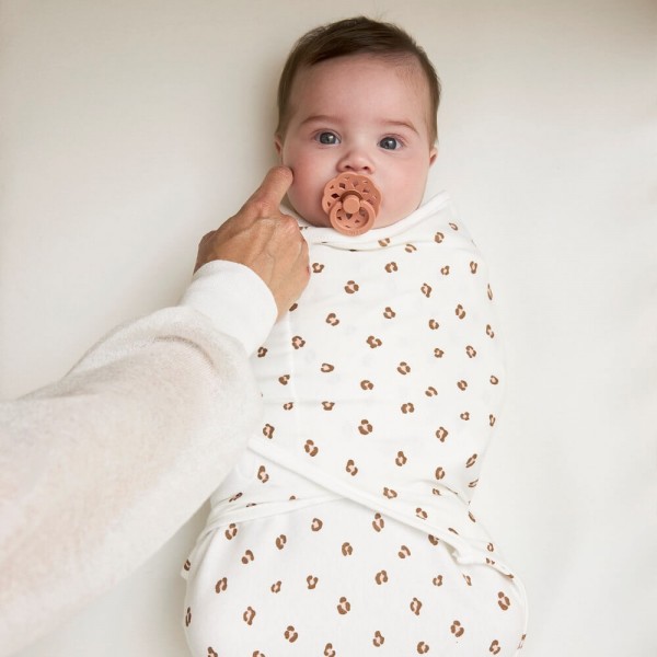 Swaddle Mini Panther Soft Pink 0-3 μηνών (2 τεμάχια) -Meyco
