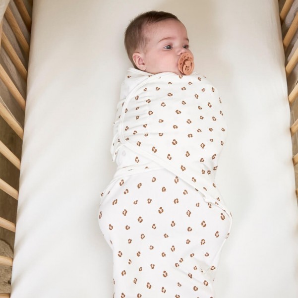 Swaddle Mini Panther Soft Pink 0-3 μηνών (2 τεμάχια) -Meyco