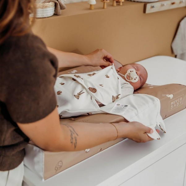Swaddle Forest Animals Sand 0-3 μηνών  (2 τεμάχια) -Meyco