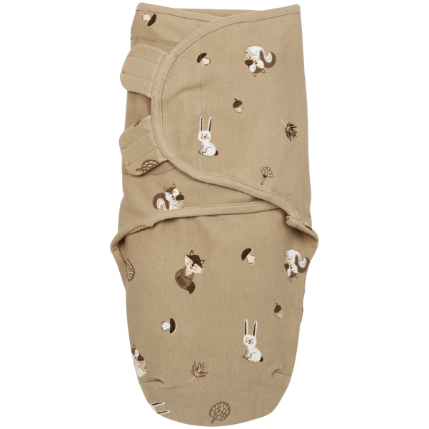 Swaddle Forest Animals Sand 0-3 μηνών  (2 τεμάχια) -Meyco