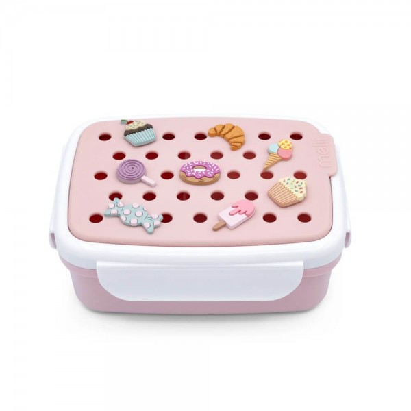 Φαγητοδοχείο Bento με Charms Ροζ - Melii