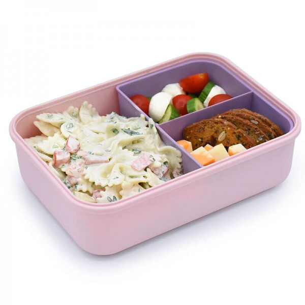Melii – Bento 3 θέσεων 1250ml - Ροζ