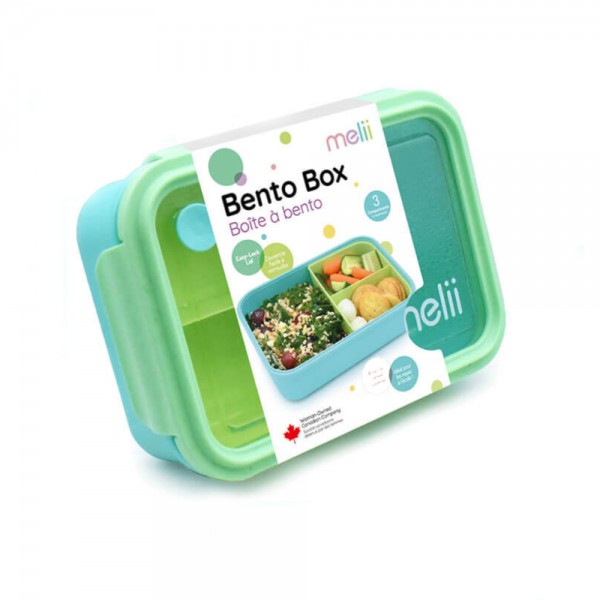Melii – Bento 3 θέσεων 1250ml - Τιρκουάζ