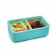 Bento Σιλικόνης 2 Θέσεων 700ml - Turquoise/Mint - Melii