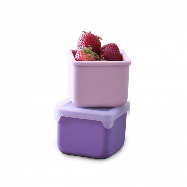 Δοχεία Σιλικόνης για Σνακ Pink/Purple 2 τεμ. - Melii