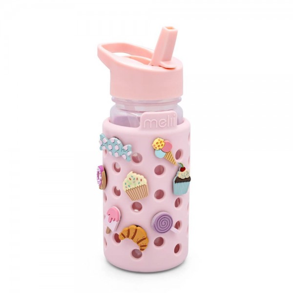 Παγούρι με Charms Ροζ 450ml - Melii