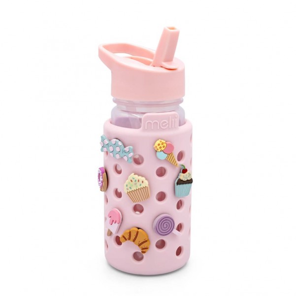 Παγούρι με Charms Ροζ 450ml - Melii