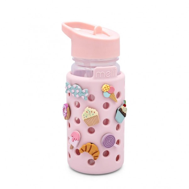 Παγούρι με Charms Ροζ 450ml - Melii