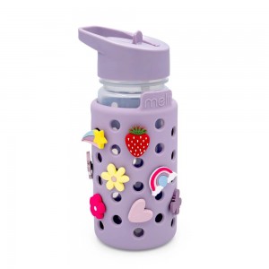 Παγούρι με Charms Μωβ 450ml - Melii