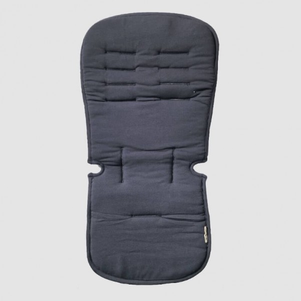 Βαμβακερό Κάλυμμα Καροτσιού- Minene- Charcoal Grey