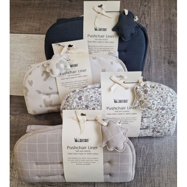 Βαμβακερό Κάλυμμα Καροτσιού- Minene- Charcoal Grey