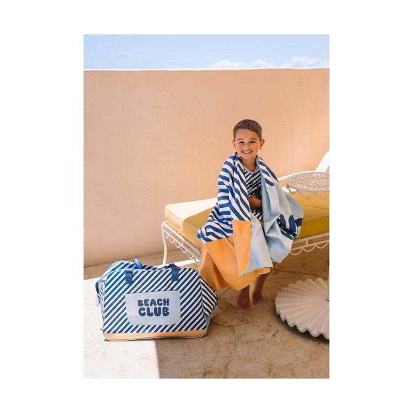 Πετσέτα Θαλάσσης 160x90cm Stripes Blues & Beyond – Monnëka