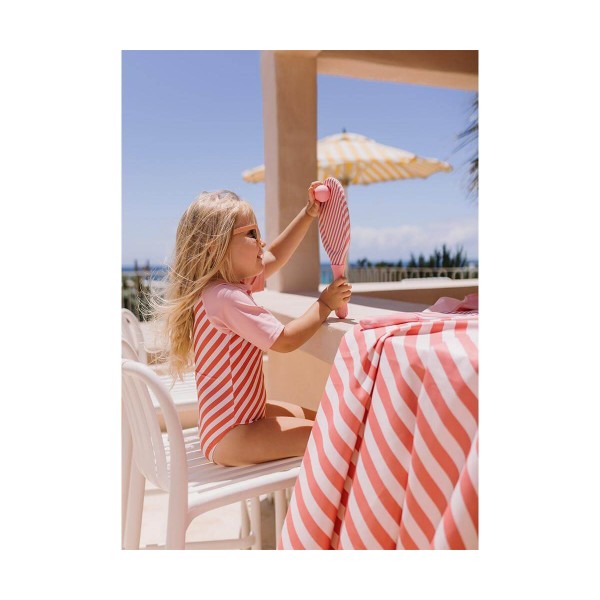 Πετσέτα Θαλάσσης 160x90cm Stripes Bloom&Blush – Monnëka