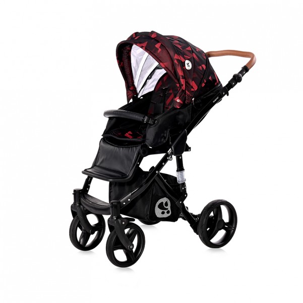 Πολυκαρότσι 3 σε 1 Lorelli Rimini Ruby Red & Black 
