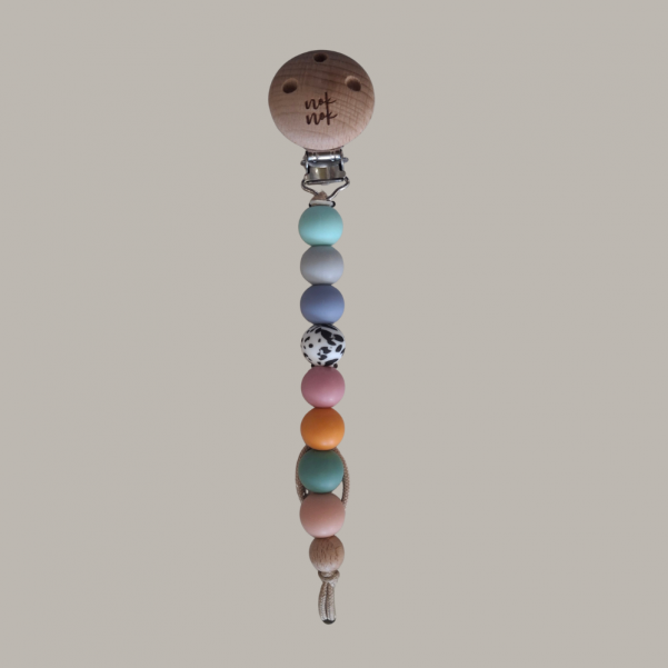 Pacifier Clip/Teether - My Baby Laughing - ΝοκΝοκ