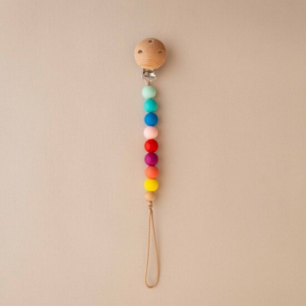 Pacifier Clip/Teether - Shiny