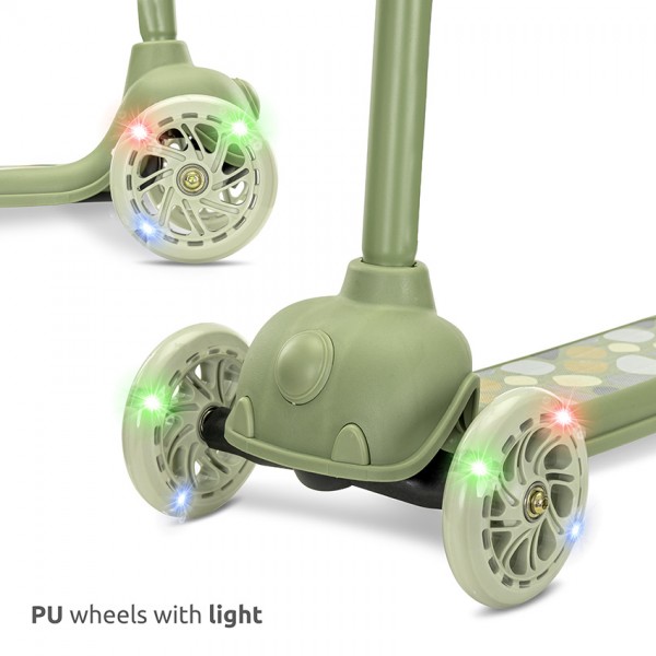 Πατίνι Jester με Led - Beige - Lorelli (3+ετών, έως 20Kgr)