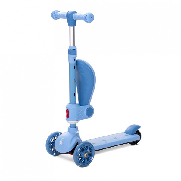 Πατίνι με πτυσσόμενο κάθισμα - Speedster - Blue - (3+ετών) έως 50kgr