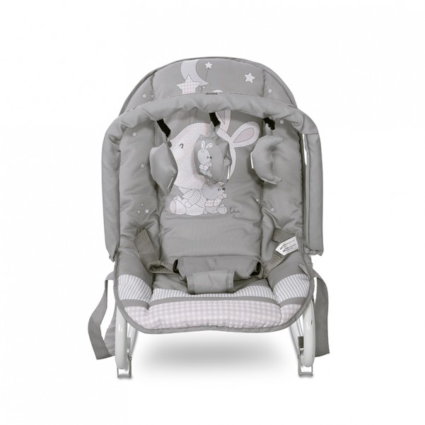Baby Rocker ELIZA - Grey Rabbits - Lorelli