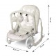 Baby Rocker ELIZA - Grey Rabbits - Lorelli