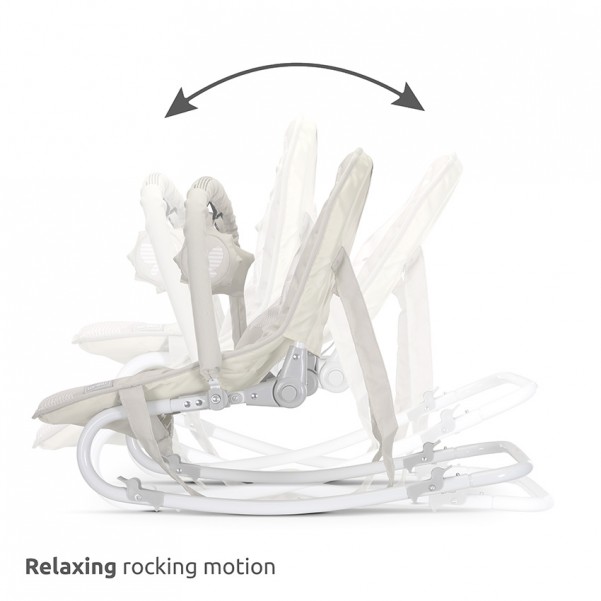 Baby Rocker ELIZA - Grey Rabbits - Lorelli