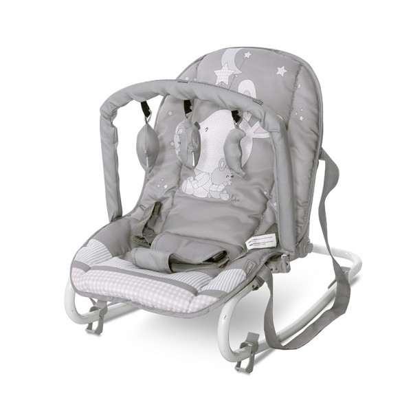 Baby Rocker ELIZA - Grey Rabbits - Lorelli