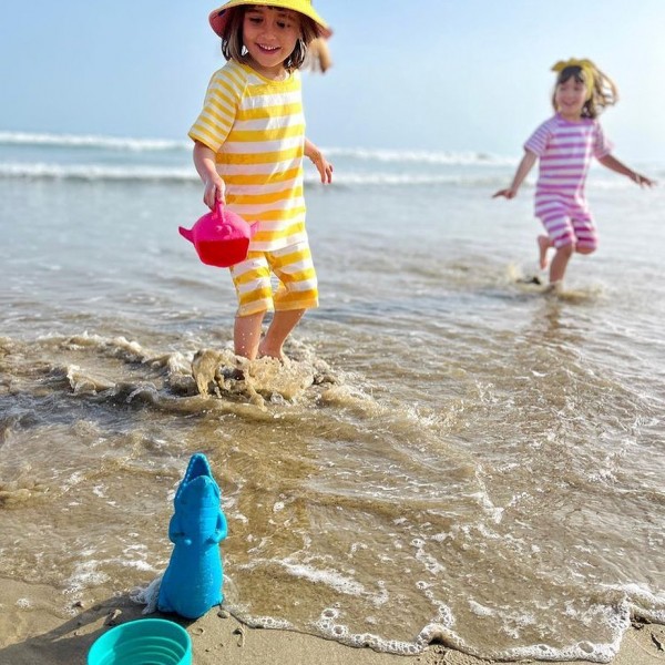 Scrunch- Παιχνίδι Νερού Ψαράκι από ανακυκλώσιμη σιλικόνη Dusty Rose