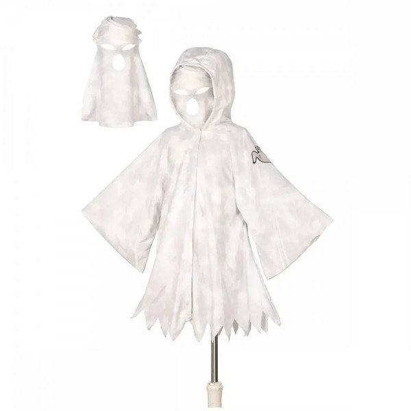Cape and Mask - Ghost - Souza (5-7 years, 110-122 cm)