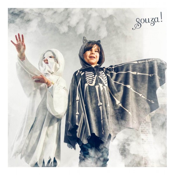 Cape and Mask - Ghost - Souza (5-7 years, 110-122 cm)