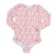 Ολόσωμο μαγιό με μακριά μανίκια "Old pink Leopard" - Swim Essentials 