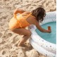 Ολόσωμο μαγιό "Orange Hearts" 4-6 ετών - Swim Essentials 