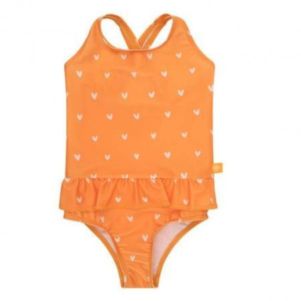 Ολόσωμο μαγιό "Orange Hearts" 4-6 ετών - Swim Essentials 