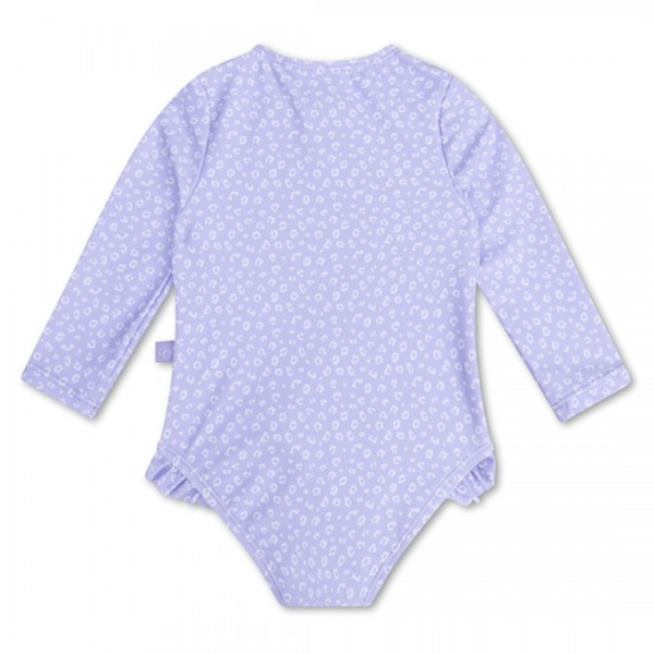Ολόσωμο μαγιό με μακριά μανίκια "Lila Leopard" - Swim Essentials