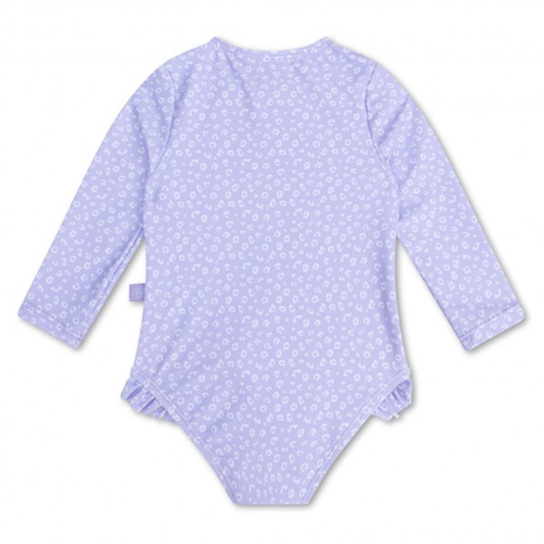 Ολόσωμο μαγιό με μακριά μανίκια "Lila Leopard" - Swim Essentials
