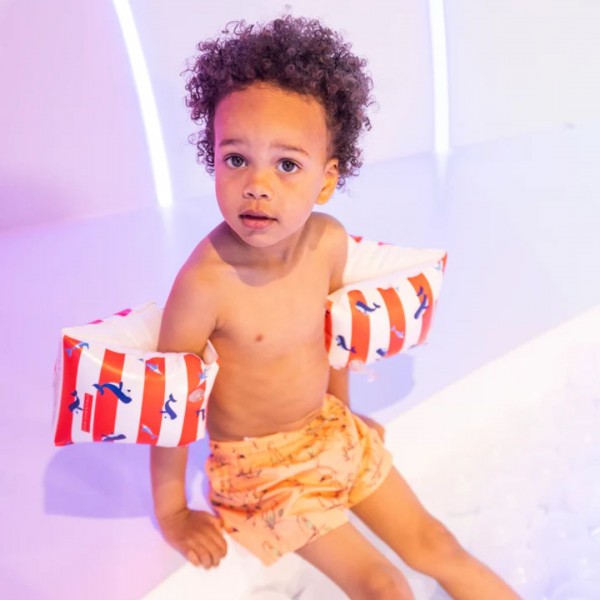 Swim Essentials- Μπρατσάκια για παιδιά από 2-6 ετών - Red-White Whale