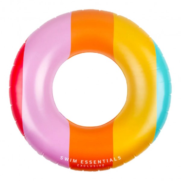 Swim Essentials- Σωσίβιο ⌀90εκ. για παιδιά από 6+ ετών - Rainbow