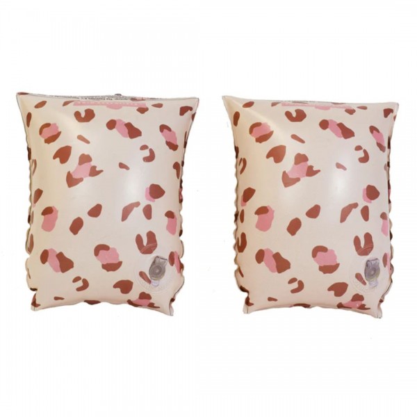 Swim Essentials- Μπρατσάκια για παιδιά από 2-6 ετών - "Old Pink Leopard"