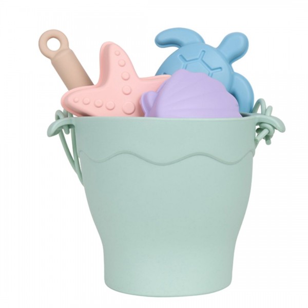 Swim Essentials: Σετ με παιχνίδια άμμου-Κουβαδάκι-Φτυάρι-Καλούπια-Sea Animals