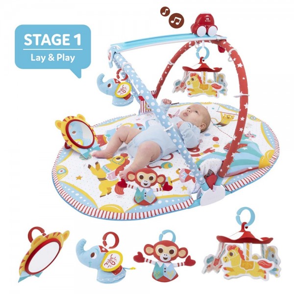 Βρεφικό Γυμναστήριο 3 σε 1 - Gymotion Circus Playland - Yookidoo